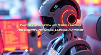 Why AI Transcription and Subtitle Editors Are Essential for Online Learning Platforms
