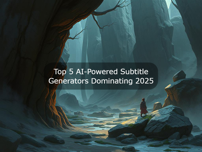 AI-Powered Subtitle Generators