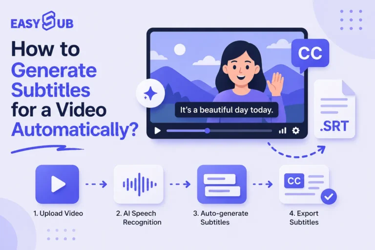 Cómo generar subtítulos para un vídeo automáticamente