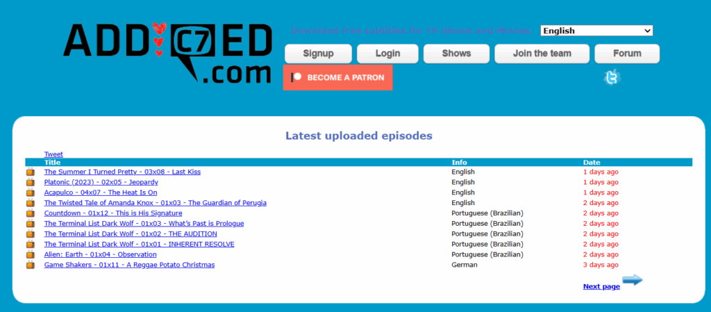 Addic7ed
