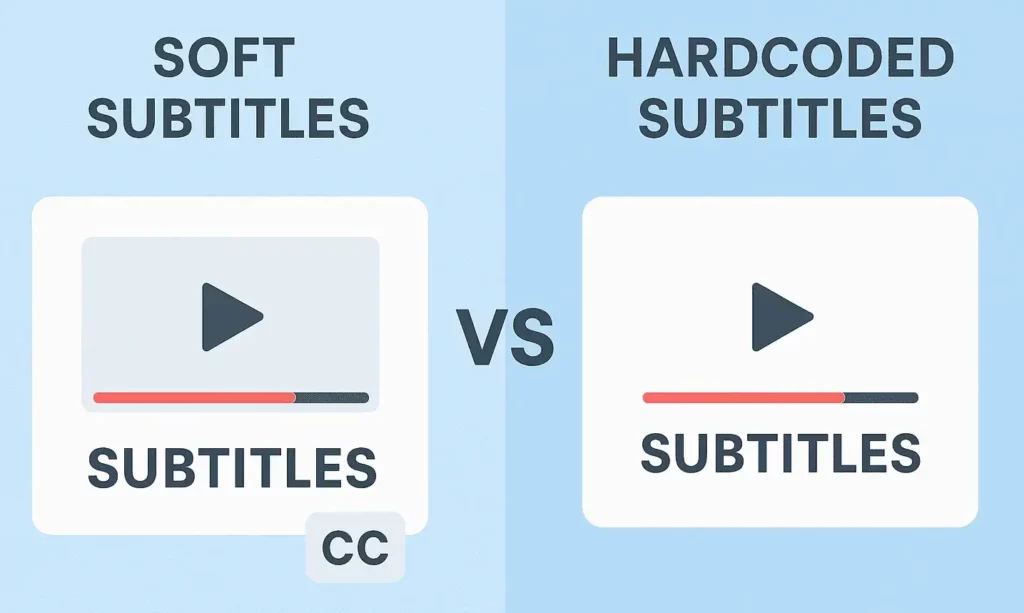 Soft Subtitles vs Hard Subtitles