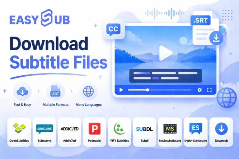 Los 9 mejores sitios web para descargar archivos de subtítulos