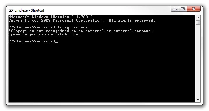 Using the command line tool (ffmpeg)