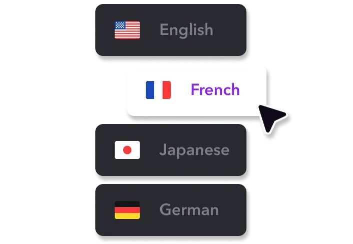 multilingual and translation function