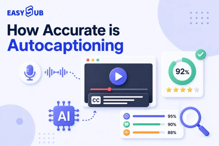 ¿Qué tan precisos son los subtítulos automáticos?