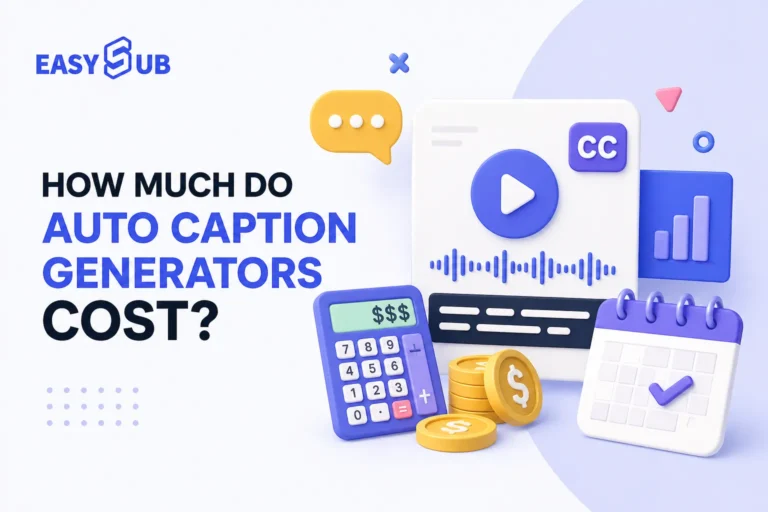 ¿Cuánto cuestan los generadores de subtítulos automáticos?
