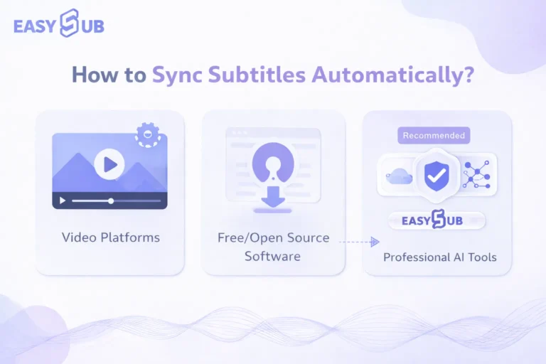 Cómo sincronizar automáticamente los subtítulos