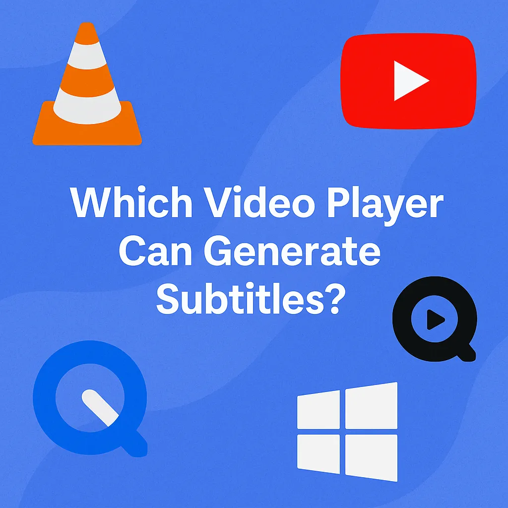 which video player can generate subtitles