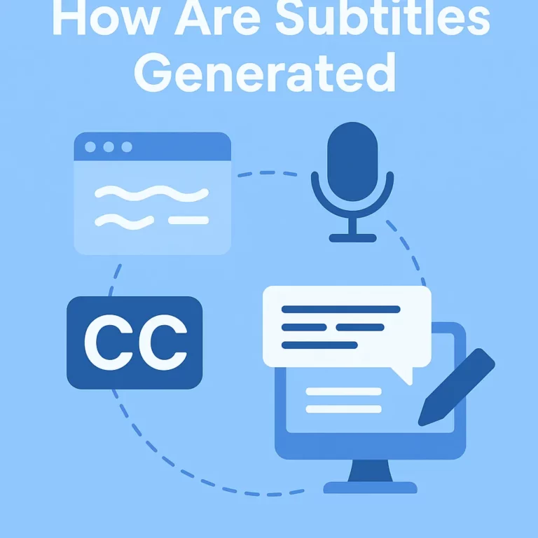 How Are Subtitles Generated
