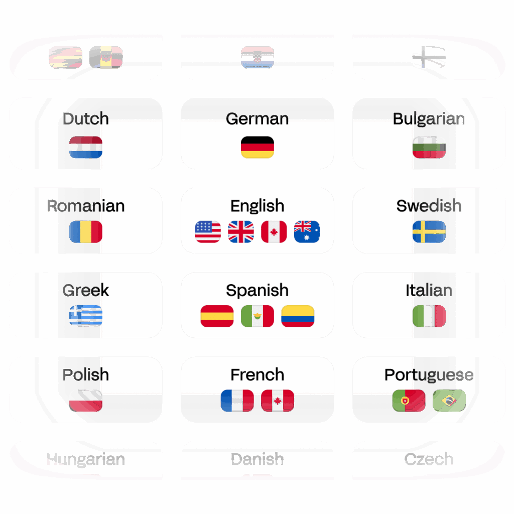 multilingual recognition