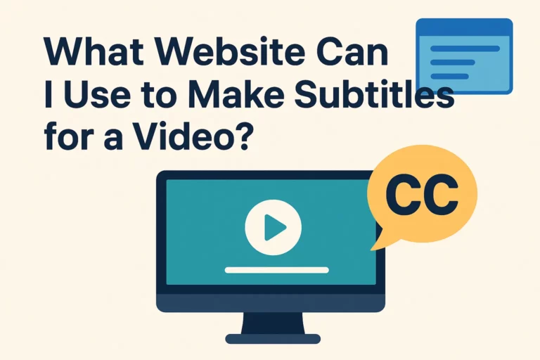 bir videoya altyazı yapmak için hangi web sitesini kullanabilirim