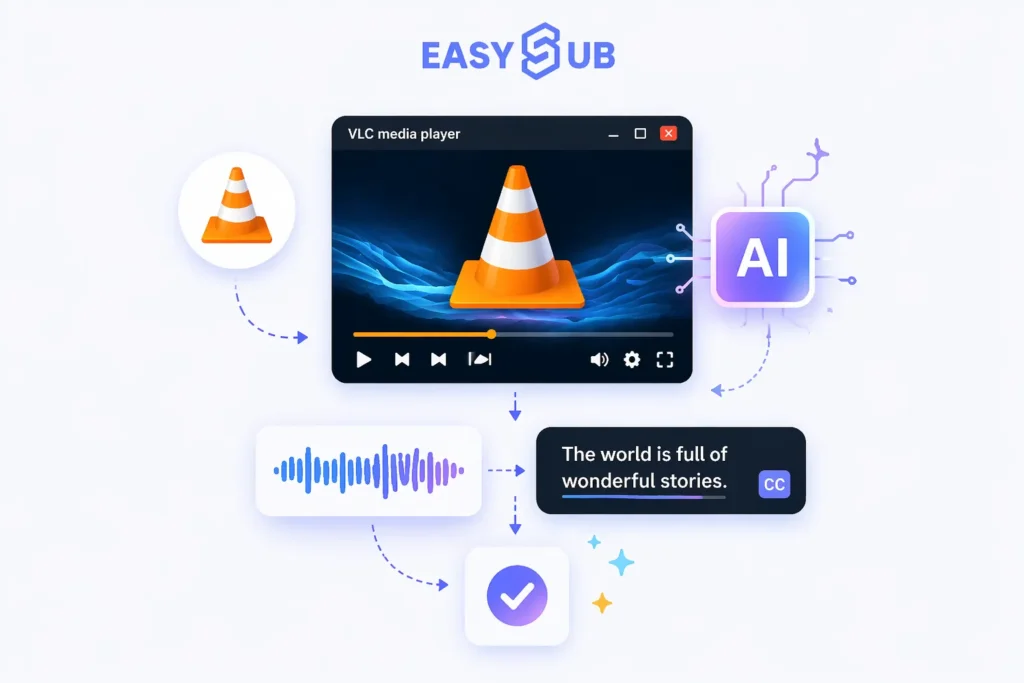 Bolehkah VLC Menjana Sari Kata Secara Automatik
