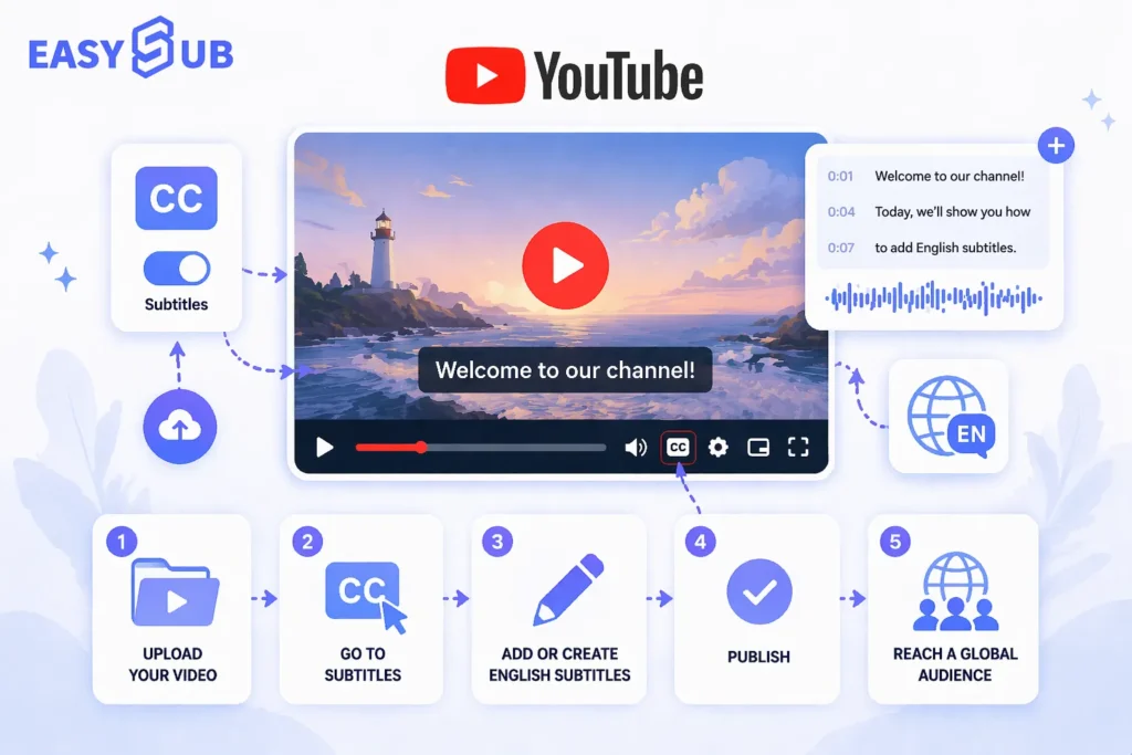 Hasilkan Subtitel Bahasa Inggris di YouTube