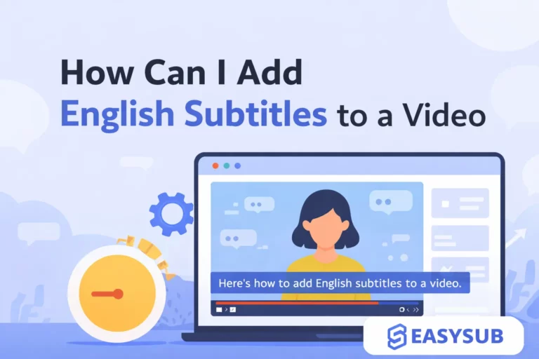 How Can I Add English Subtitles to a Video