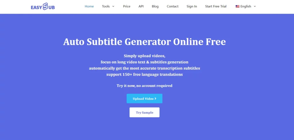 自动字幕生成器在线 AI 字幕生成器在线 EASYSUB