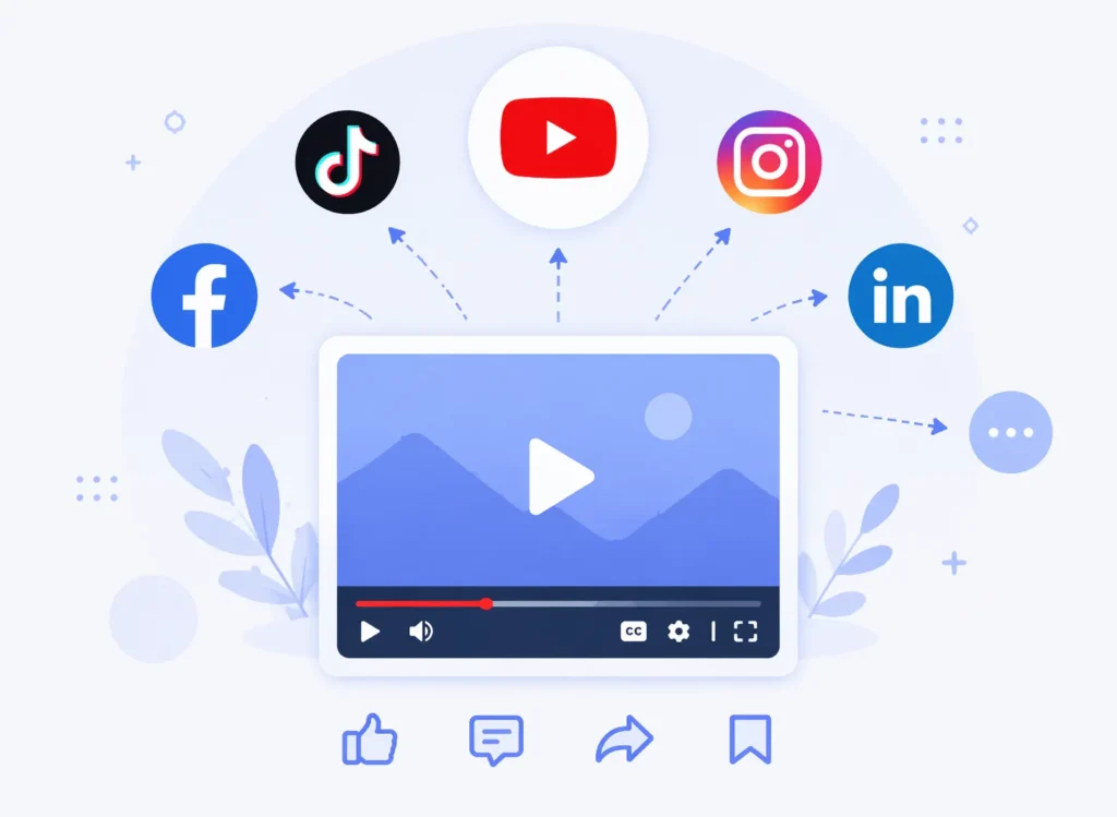 YouTube และแพลตฟอร์มโซเชียลมีเดีย