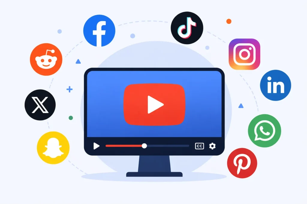 YouTube และแพลตฟอร์มโซเชียลมีเดีย