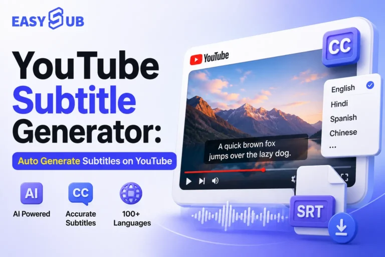 YouTube Altyazı Oluşturucu