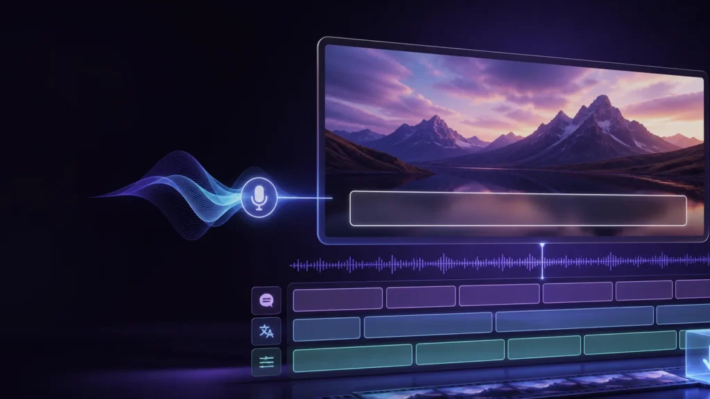 AI Transcription workflow in EasySub