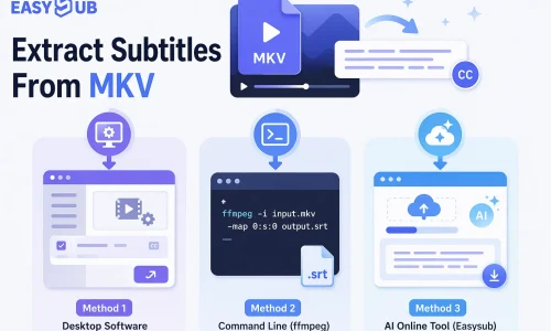 كيفية استخراج الترجمة تلقائيًا من ملفات MKV
