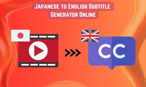 Japanese to English Subtitle Generator