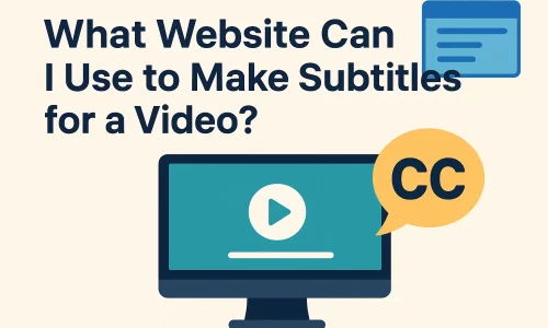 Welche Website kann ich verwenden, um Untertitel für ein Video zu erstellen?